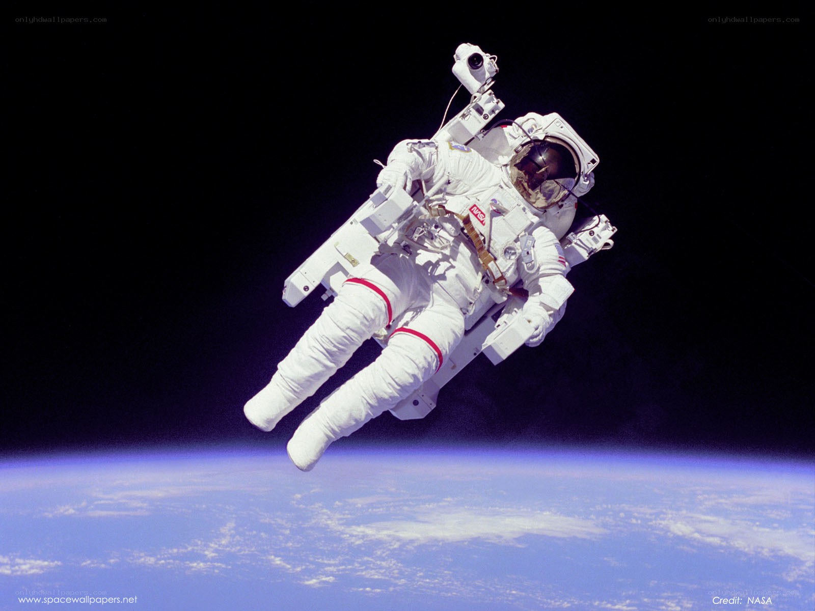 Astronaut in space suit