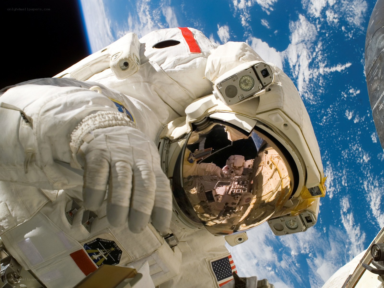 Astronaut in space suit