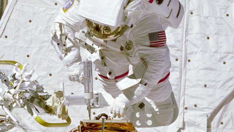 Astronaut in space suit