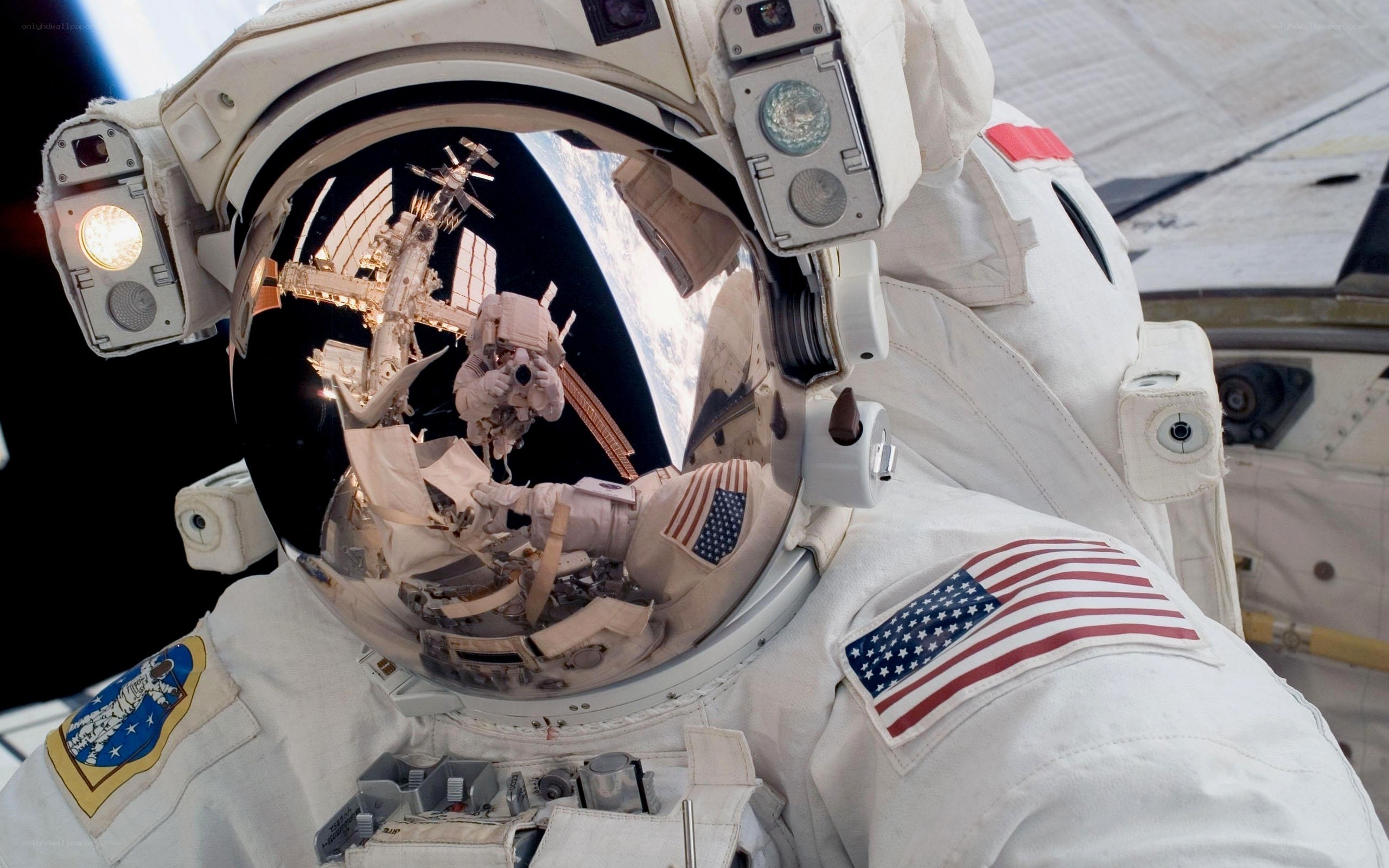 Astronaut in space suit