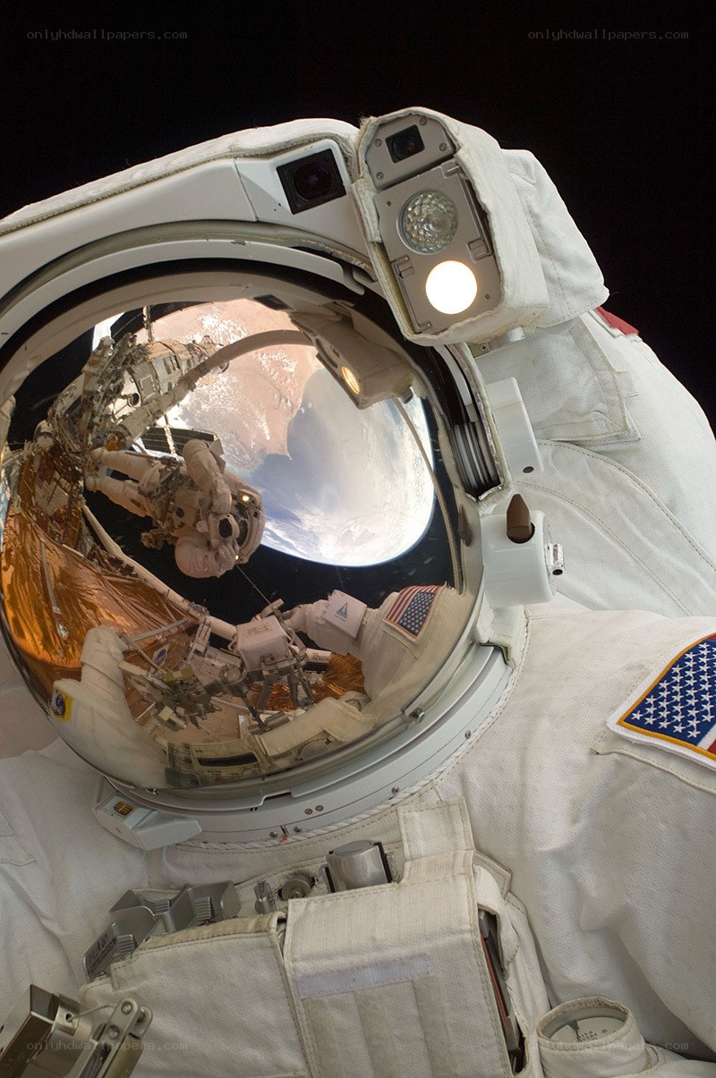 Astronaut in space suit