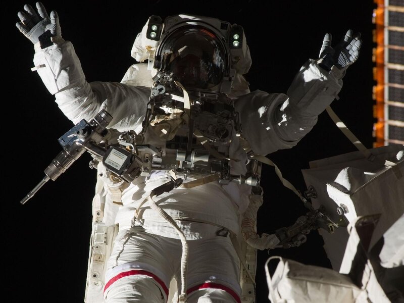 Astronaut in space suit