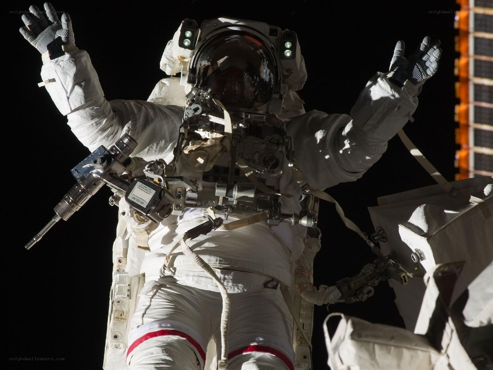 Astronaut in space suit