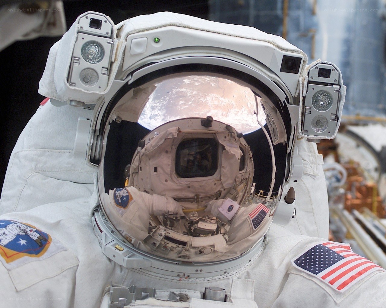 Astronaut in space suit