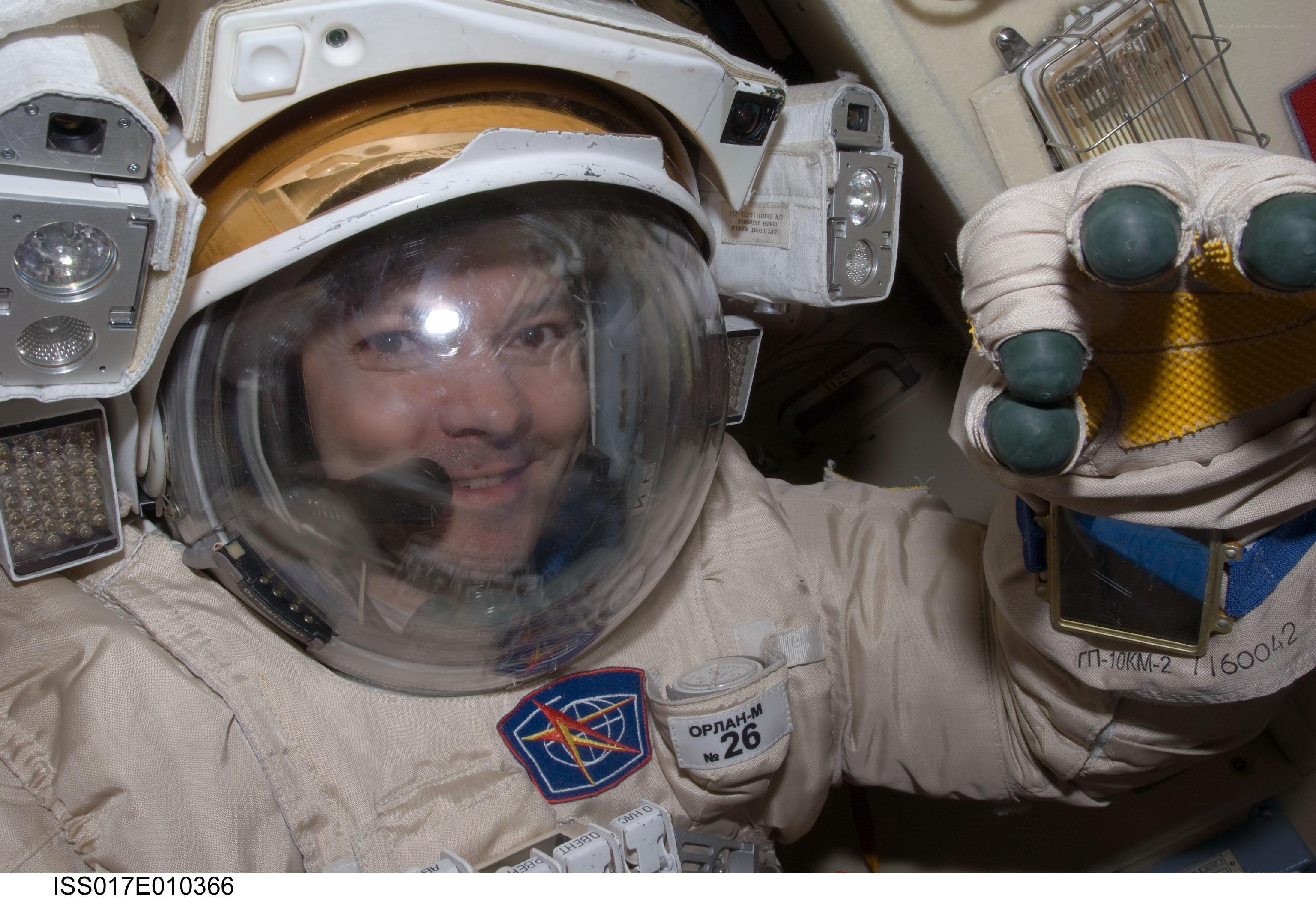 Astronaut in space suit