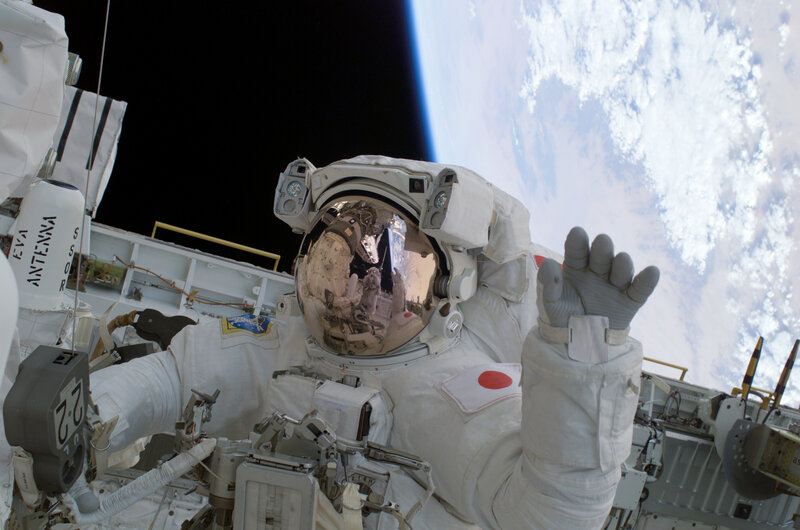 Astronaut in space suit