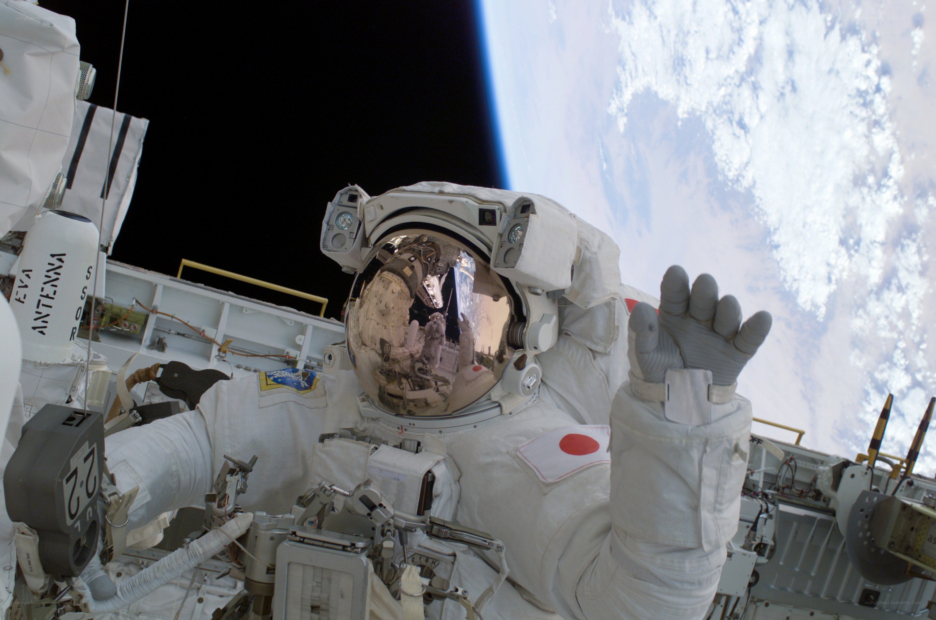 Astronaut in space suit