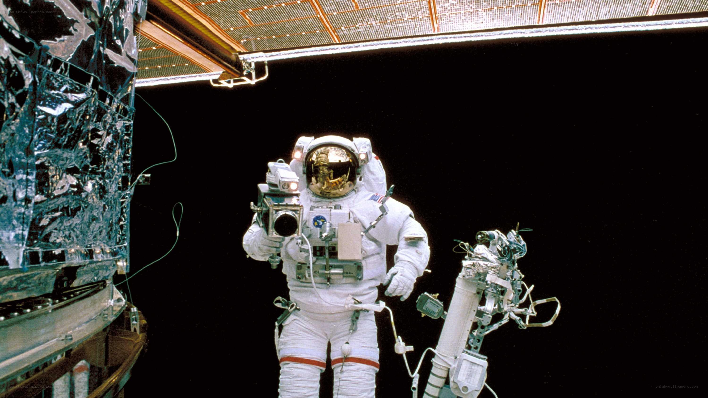 Astronaut in space suit