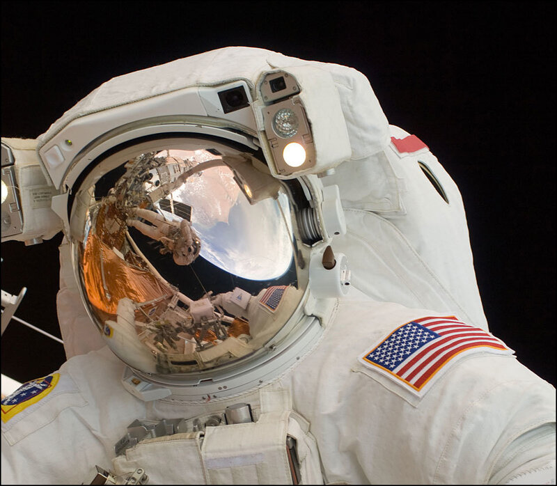 Astronaut in space suit
