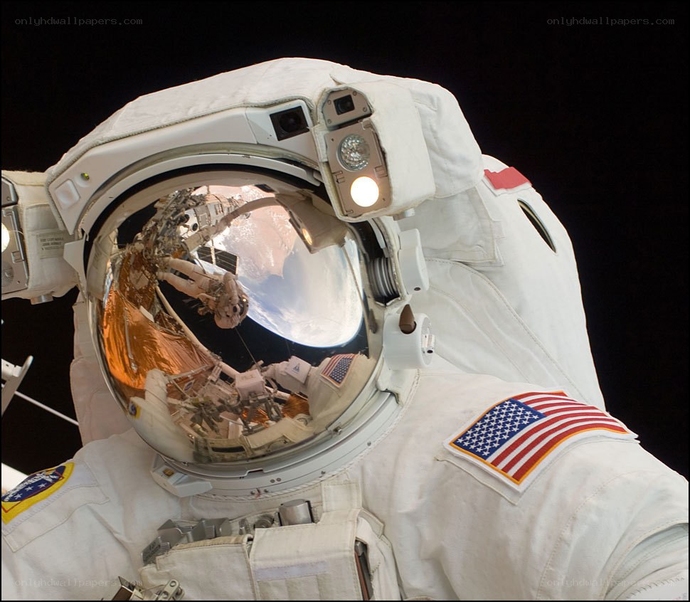 Astronaut in space suit