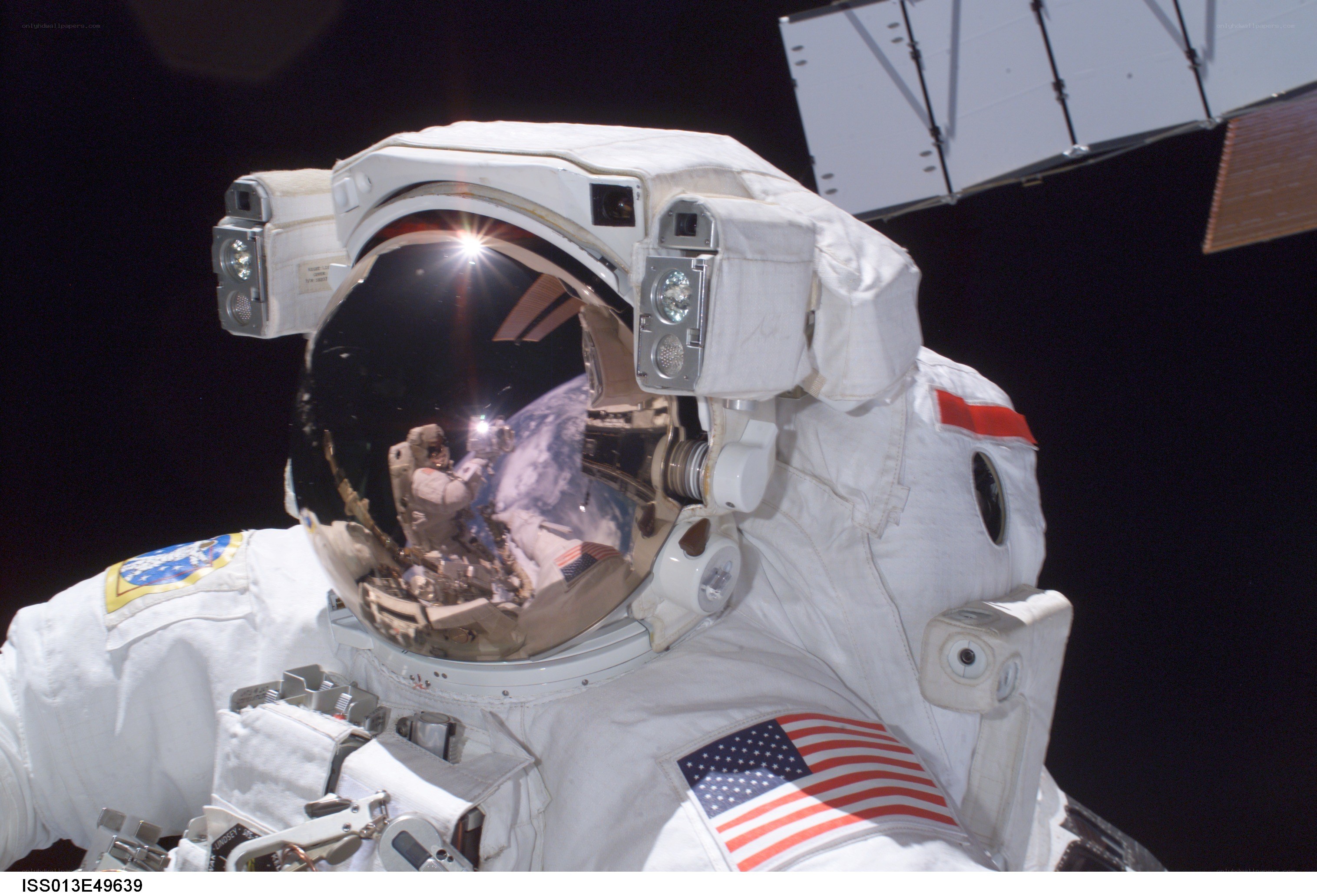 Astronaut in space suit