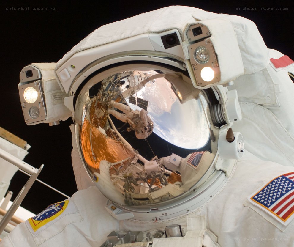 Astronaut in space suit