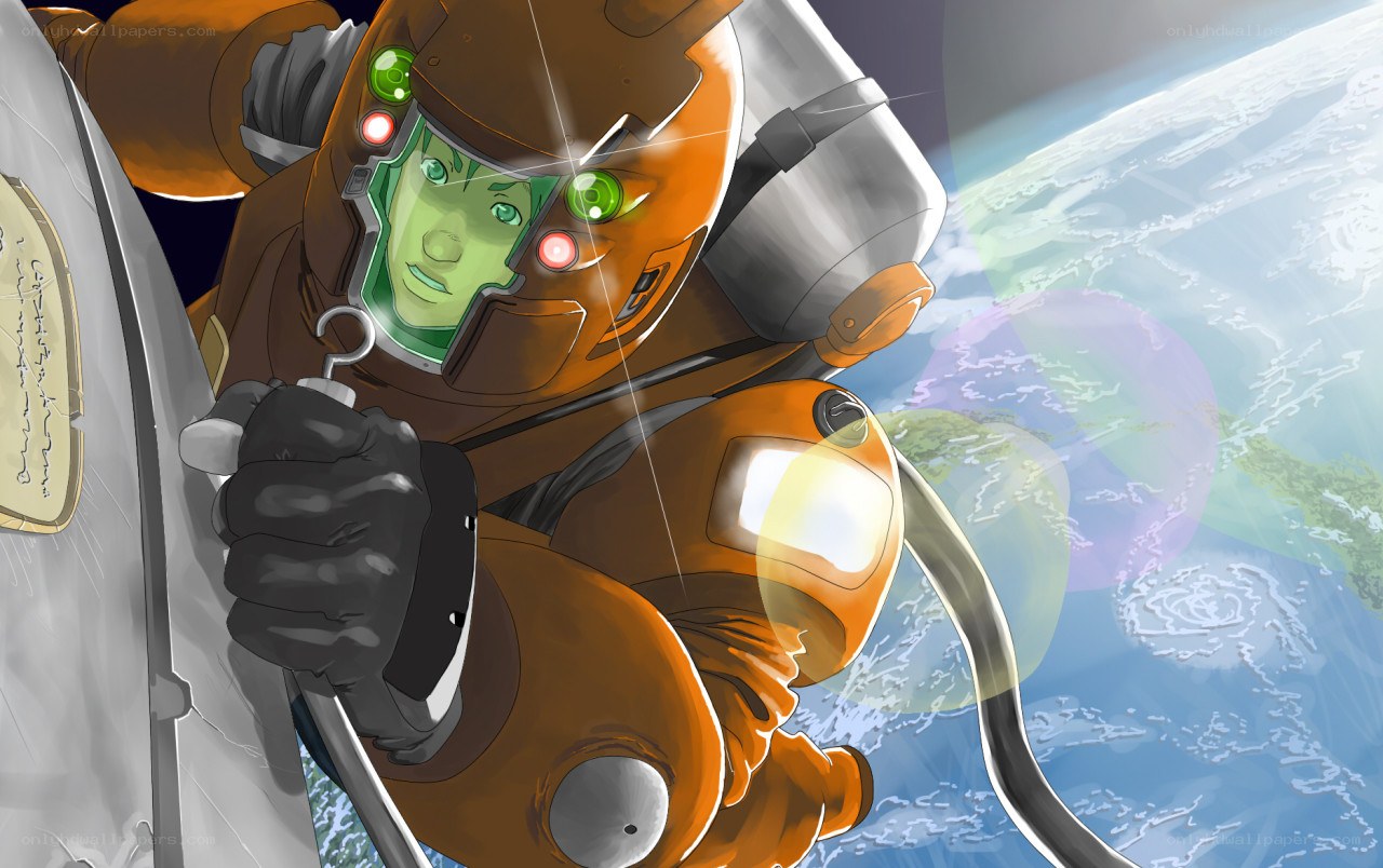 astronaut in space suit