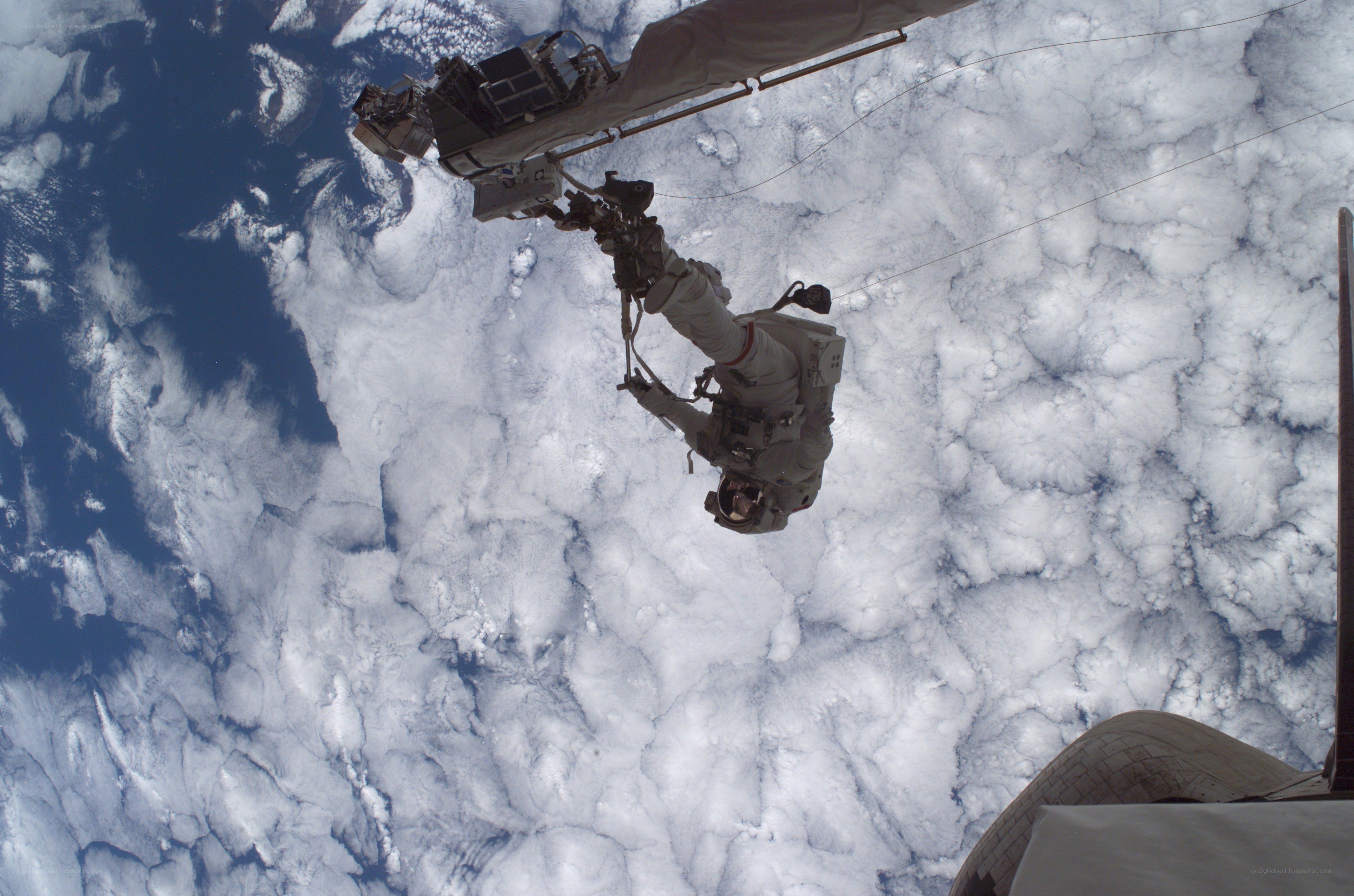 Astronaut in space suit