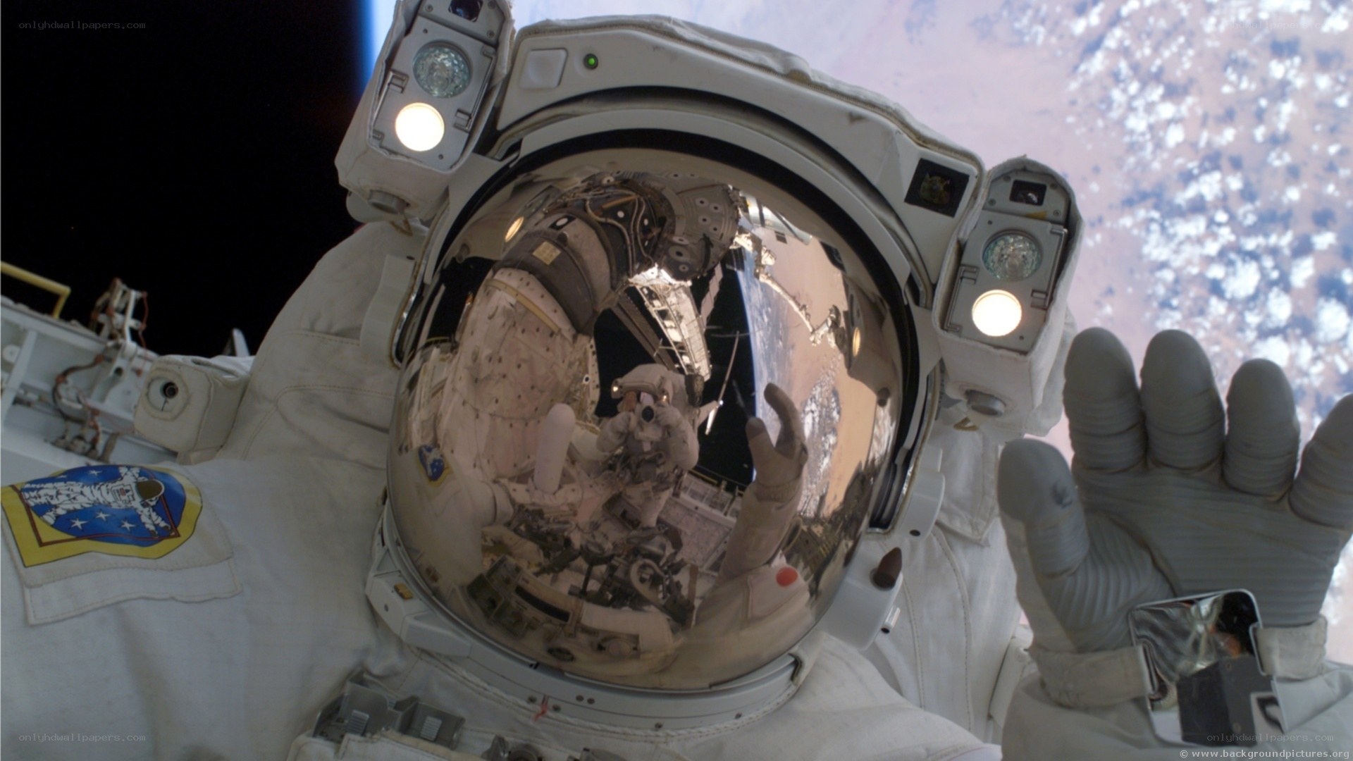 astronaut in space suit