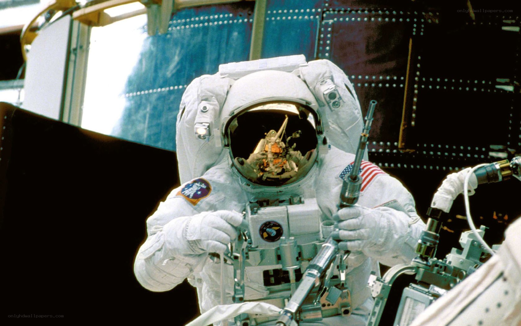 Astronaut in space suit