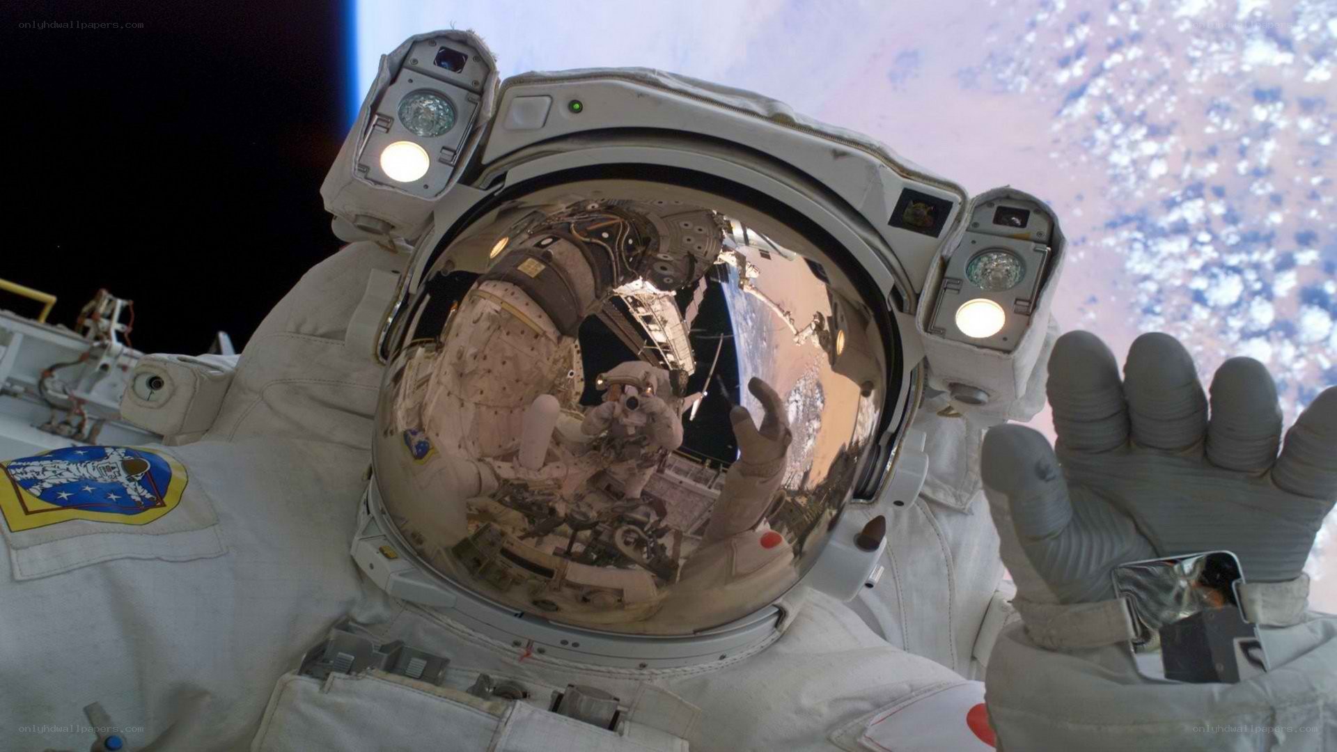 Astronaut in space suit