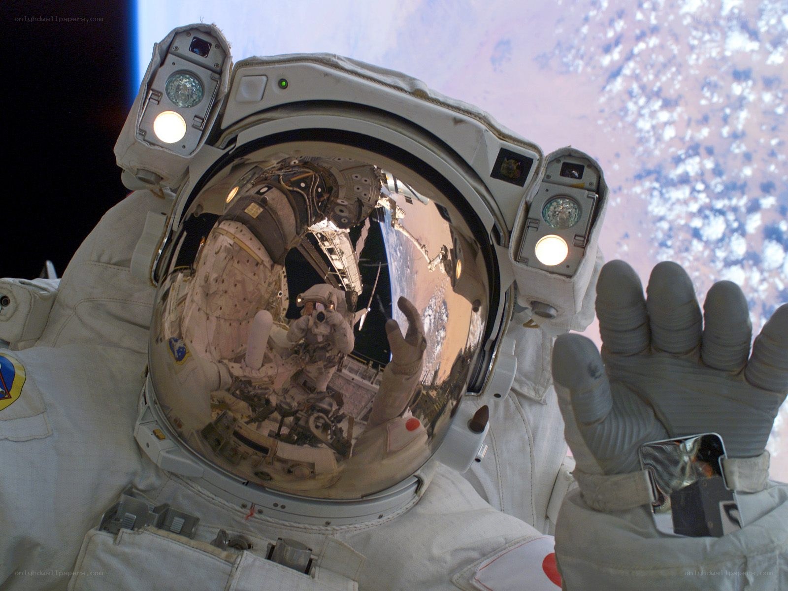 Astronaut in space suit
