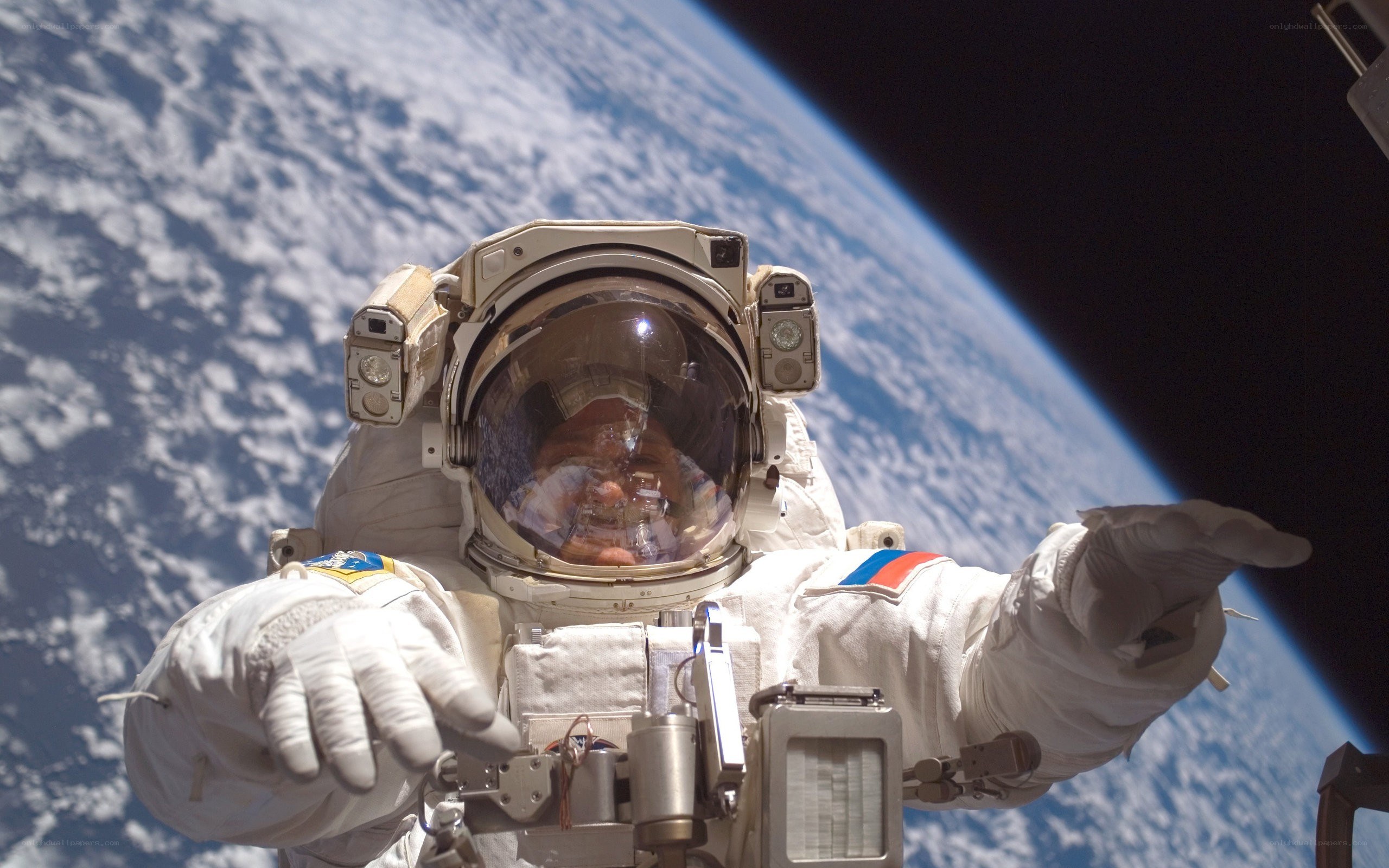 Astronaut in space suit