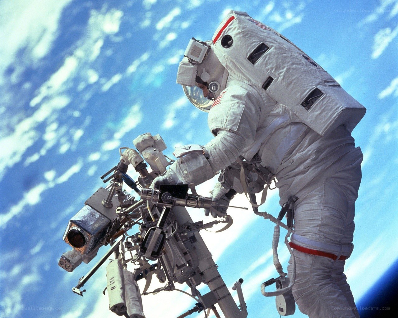 Astronaut in space suit