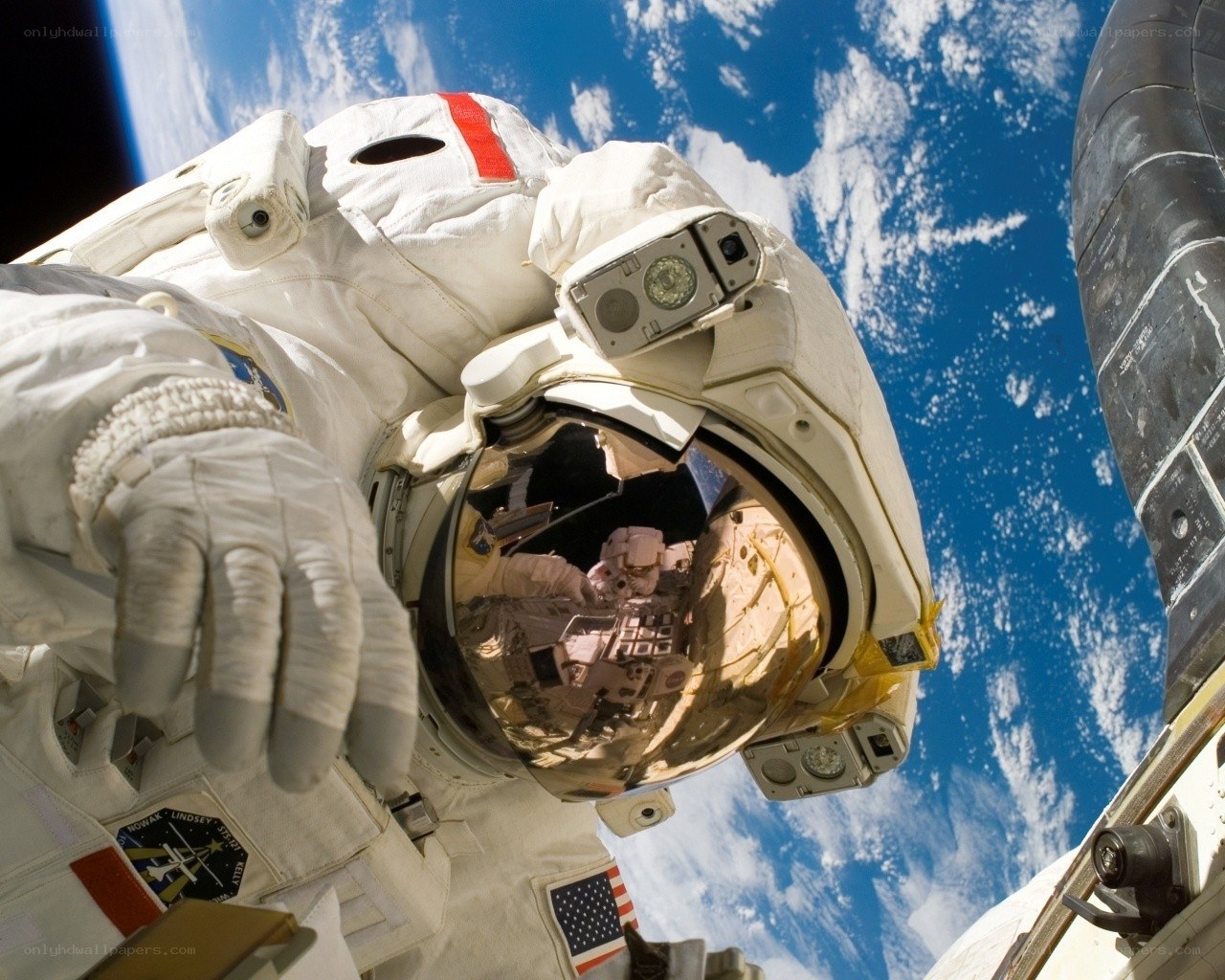 Astronaut in space suit