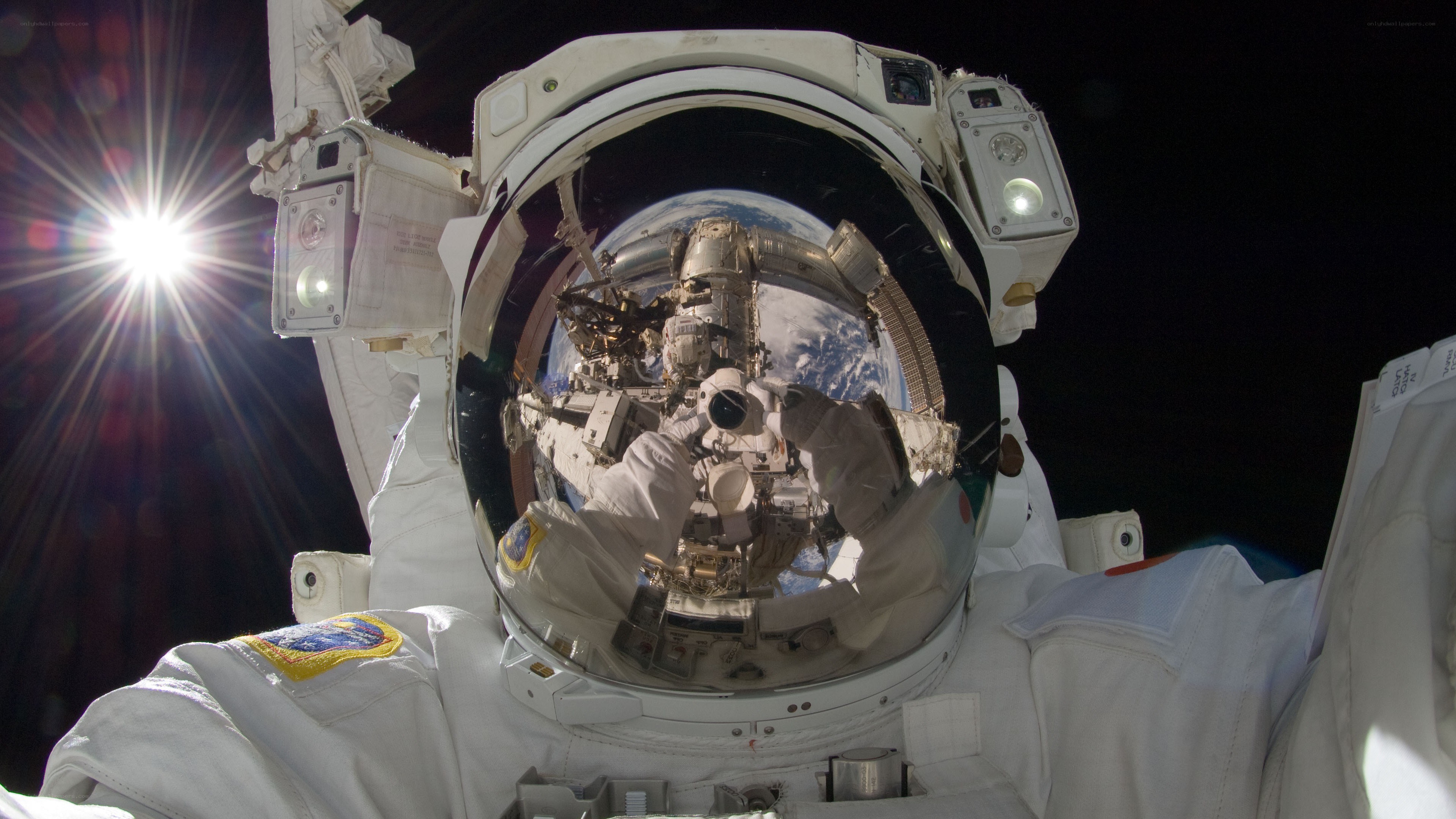 Astronaut in space suit