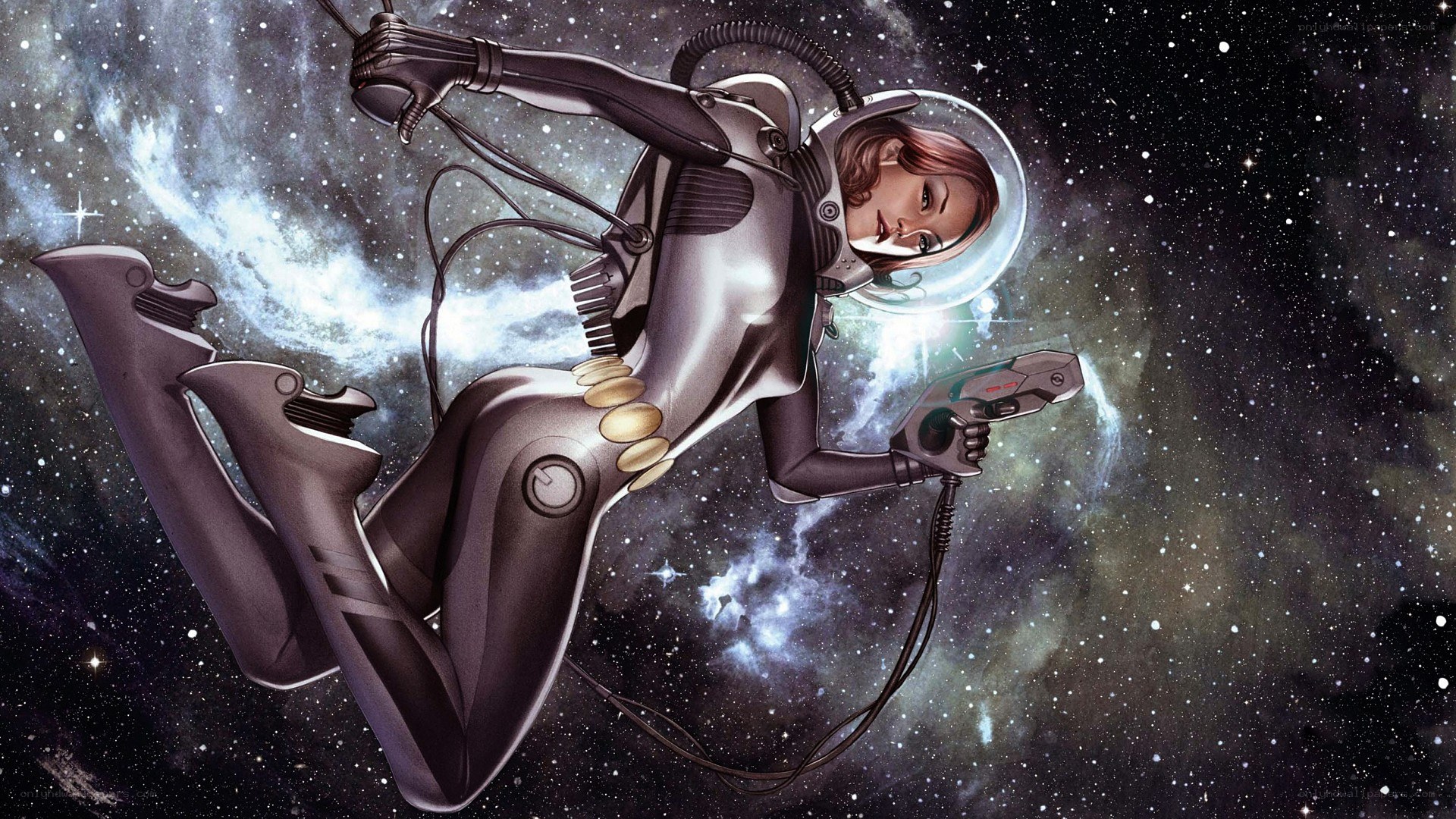 astronaut in space suit