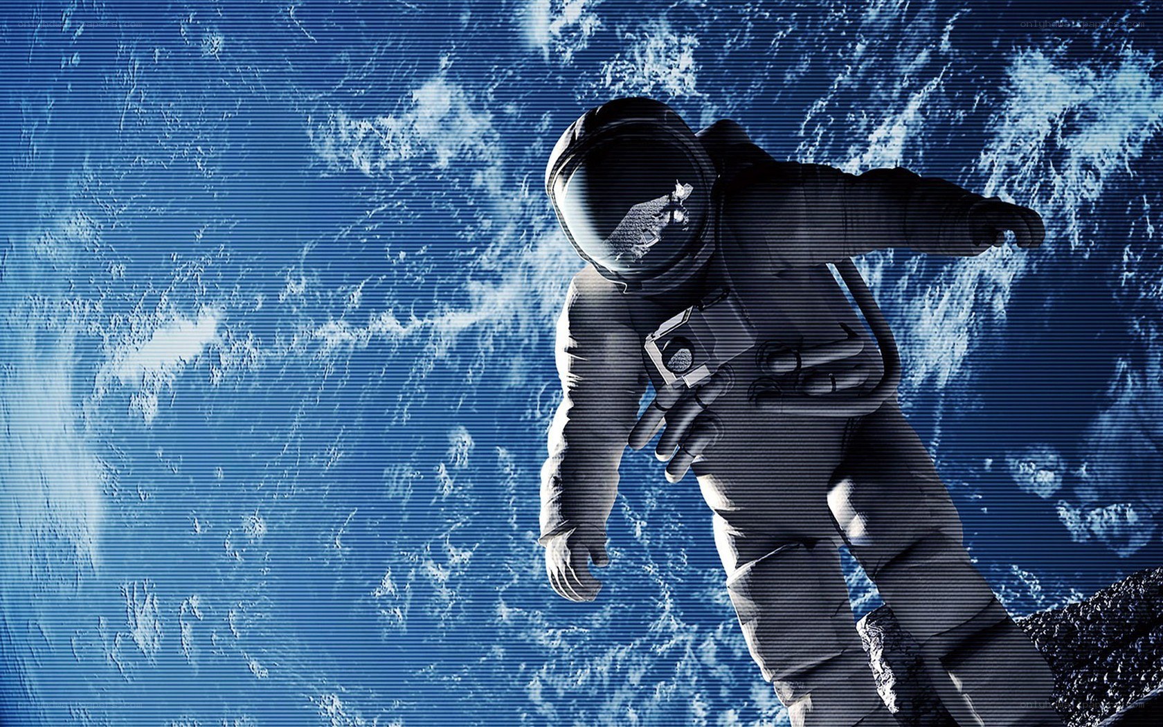 astronaut in space suit
