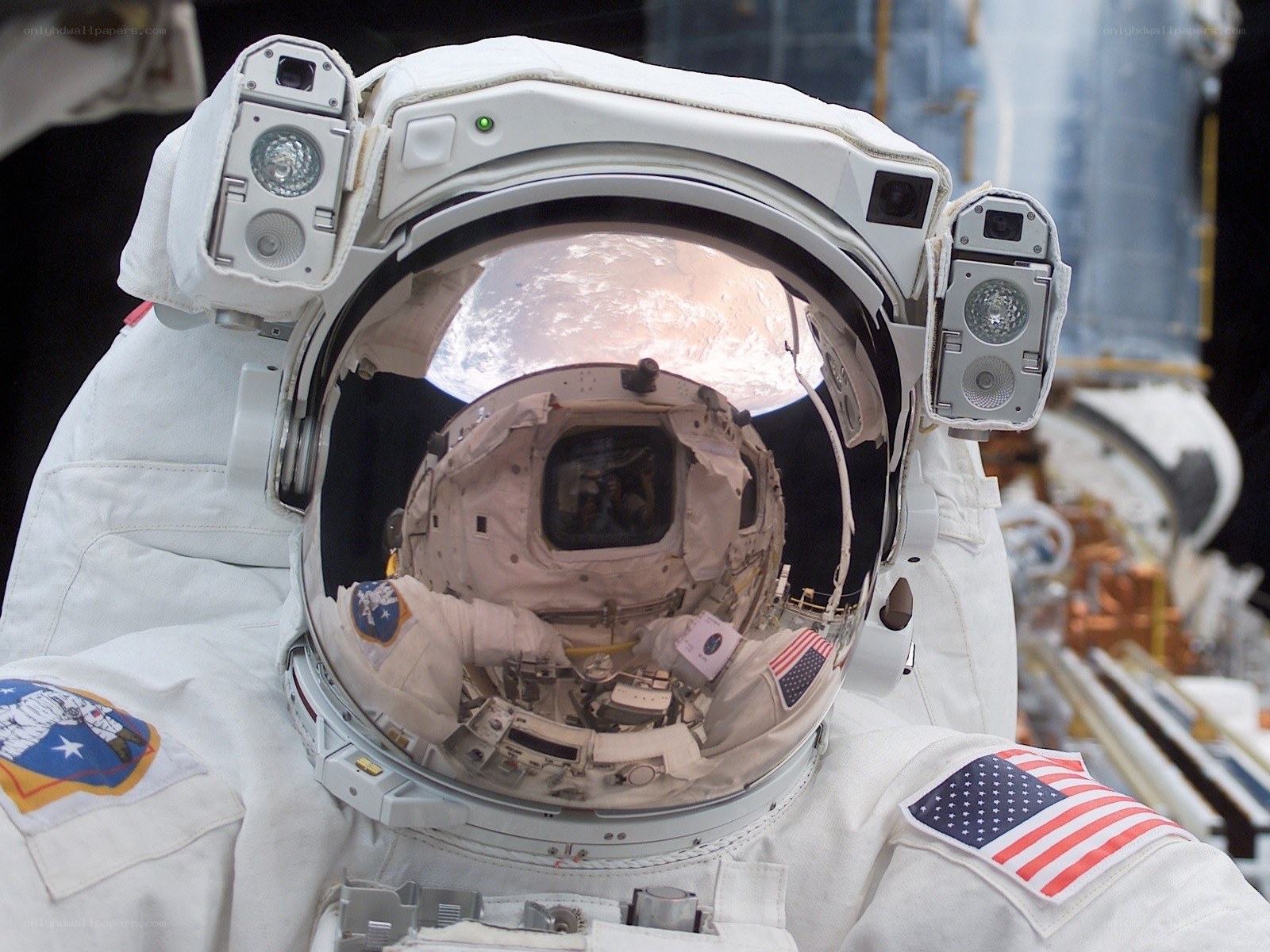 Astronaut in space suit
