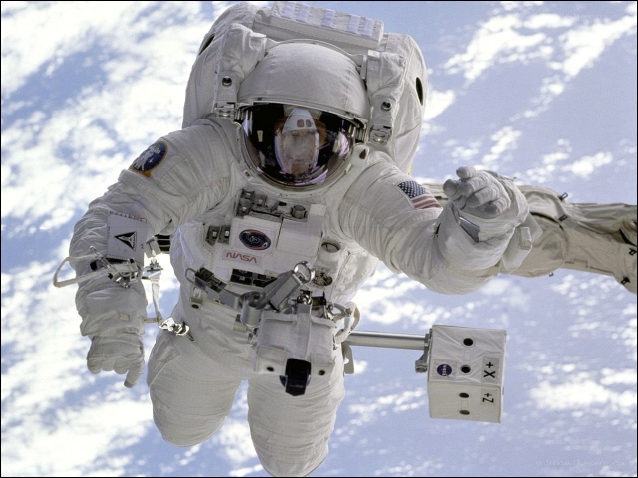 Astronaut in space suit