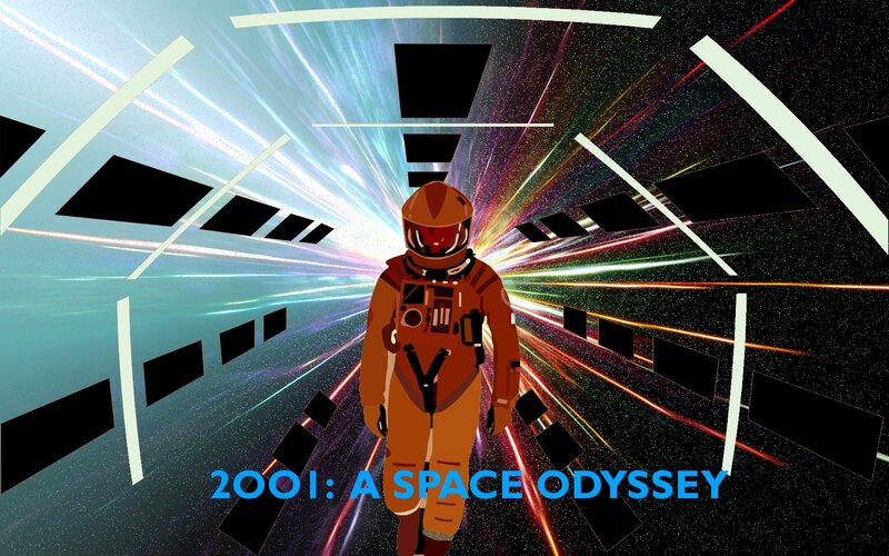 Astronaut in Space Tunnel