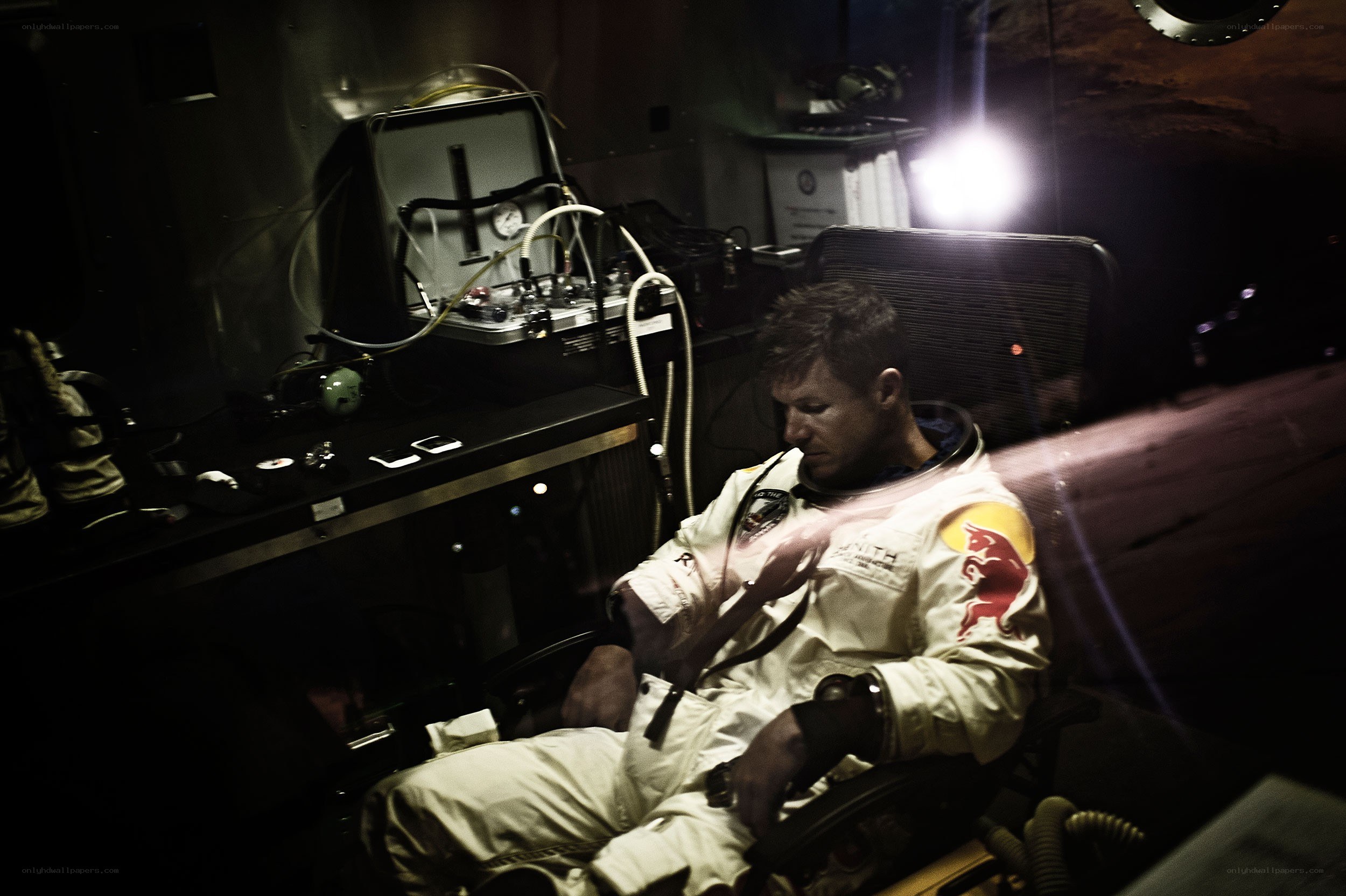 astronaut in spacecraft