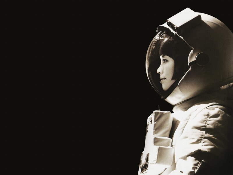 Astronaut in Spacesuit — Black