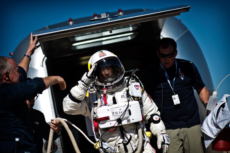 Astronaut in Spacesuit — White, Dramatic, Afternoon