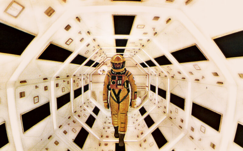 Astronaut in Tunnel