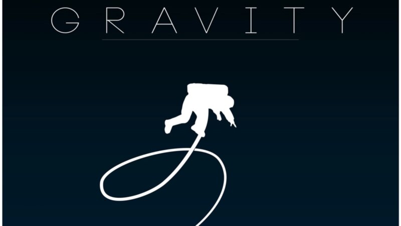 Astronaut in Zero Gravity — Black