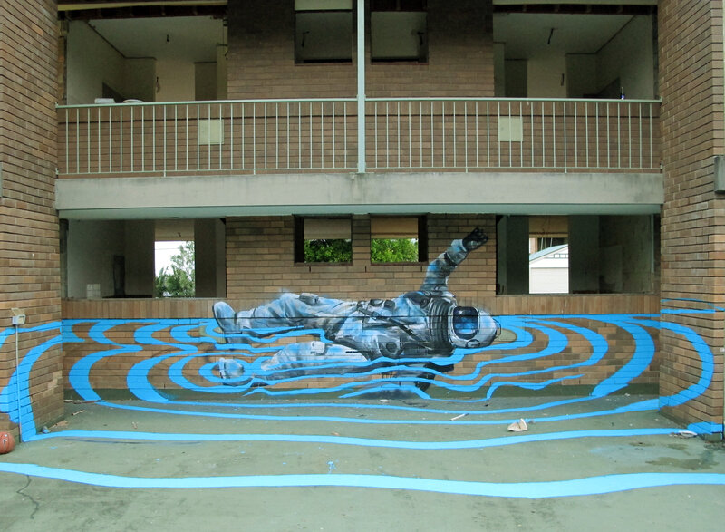 Astronaut Mural