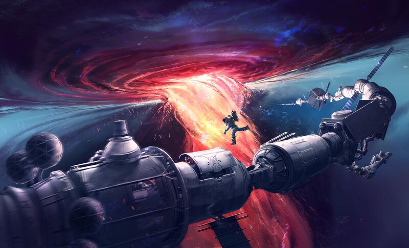 Astronaut Near Space Anomaly