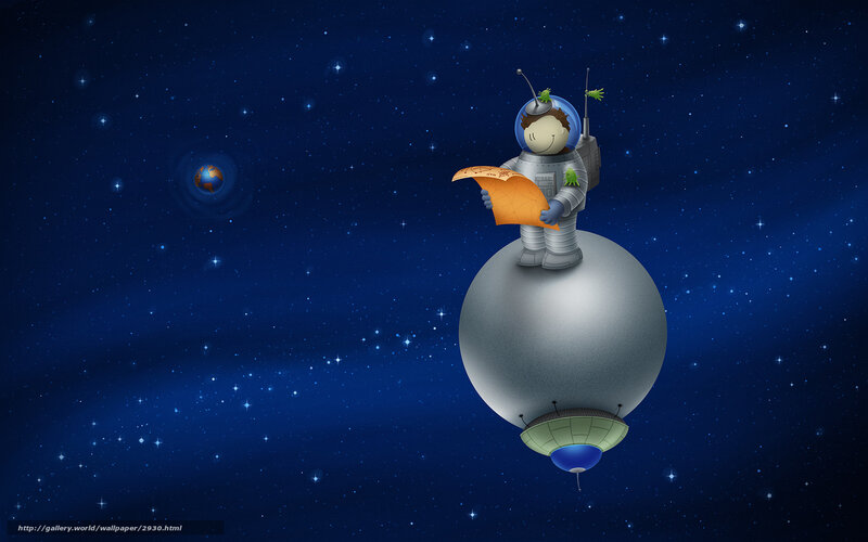 Astronaut on a planet