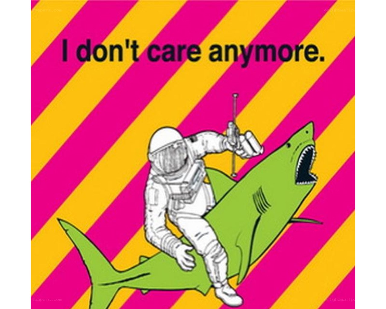 Astronaut on a shark