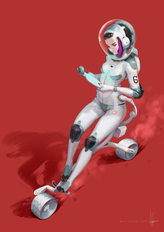 Astronaut on a Tricycle