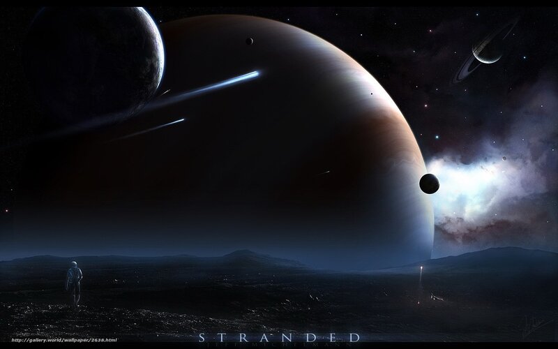 astronaut on alien planet