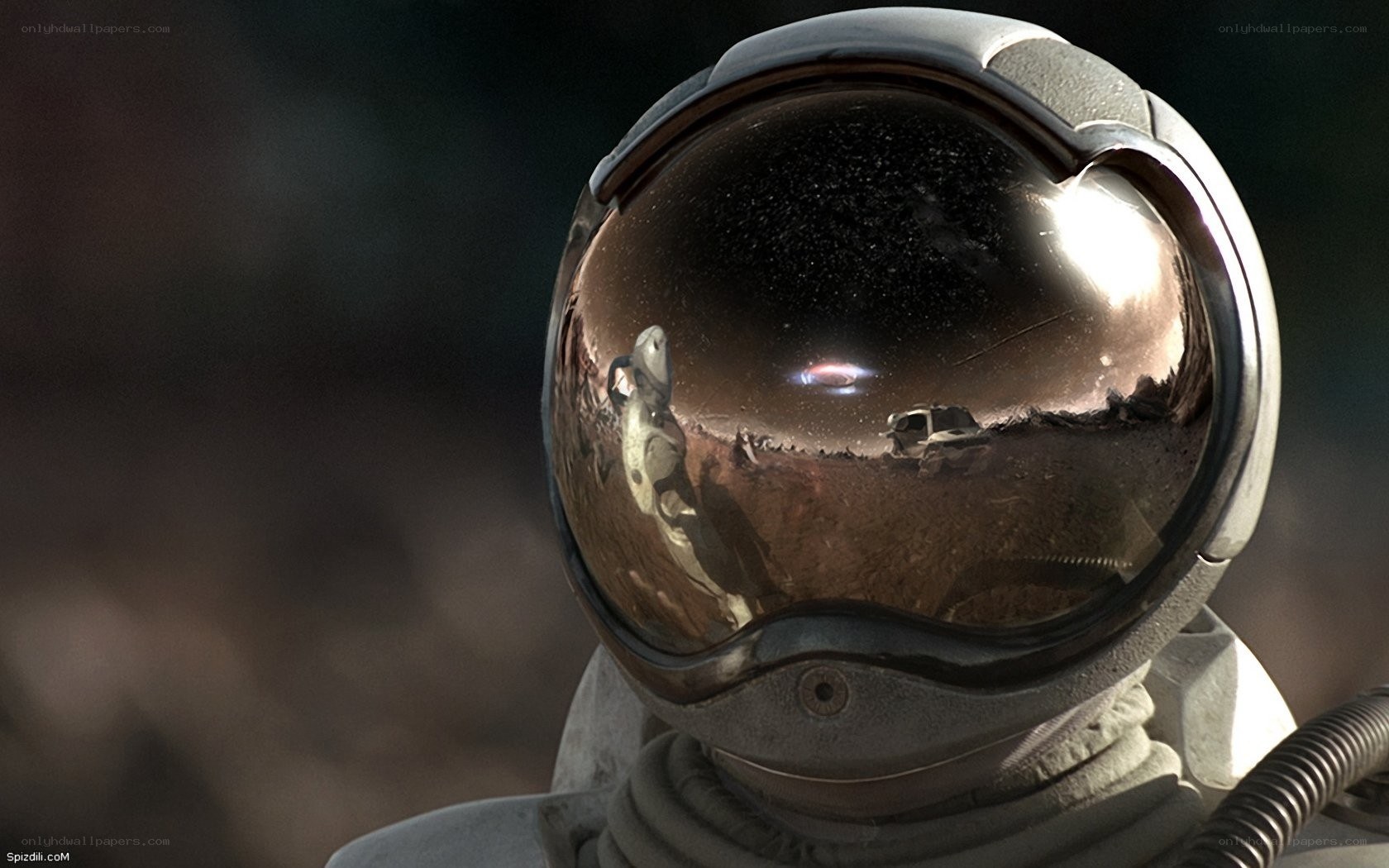 astronaut on alien planet