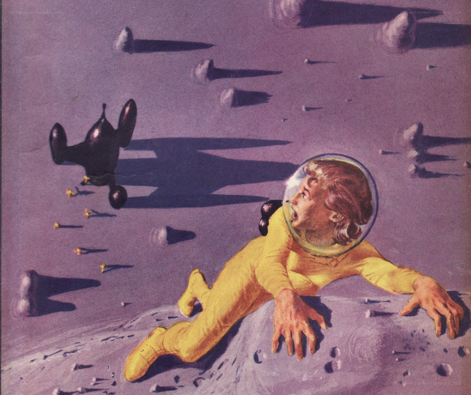 astronaut on alien planet