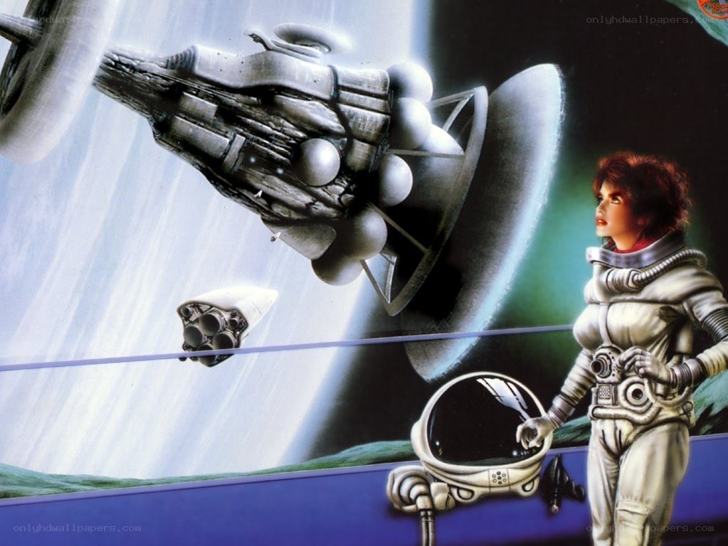 astronaut on alien planet