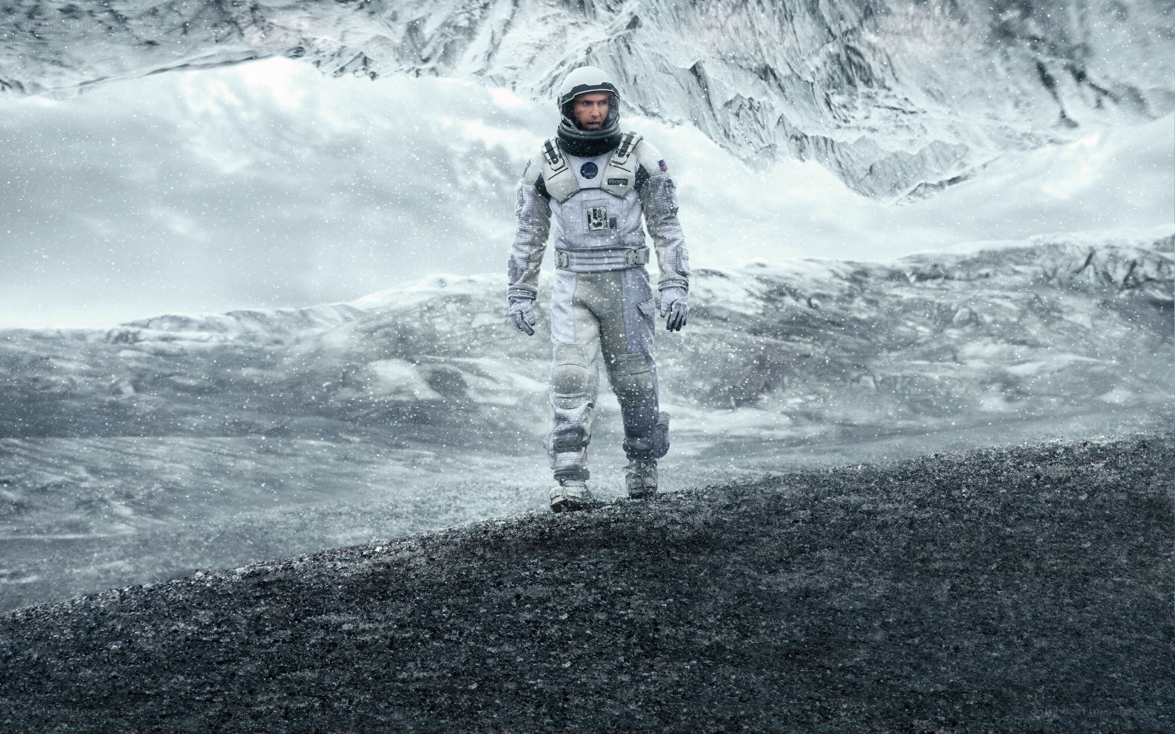 astronaut on alien planet