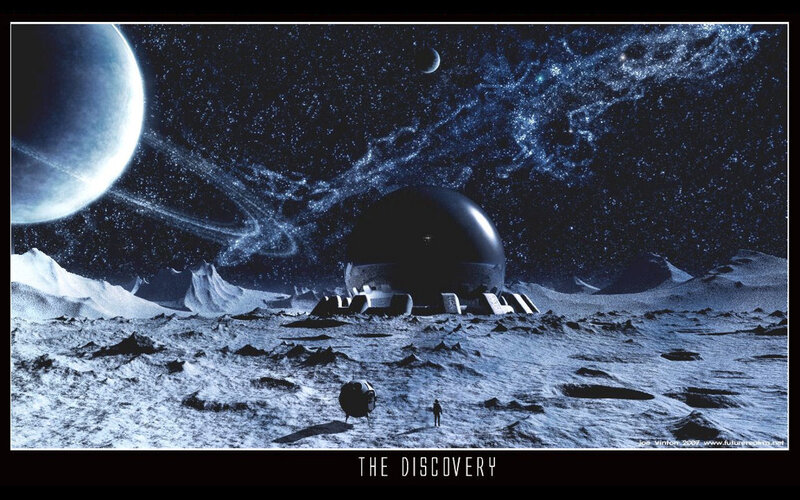 Astronaut on Alien Planet — Blue