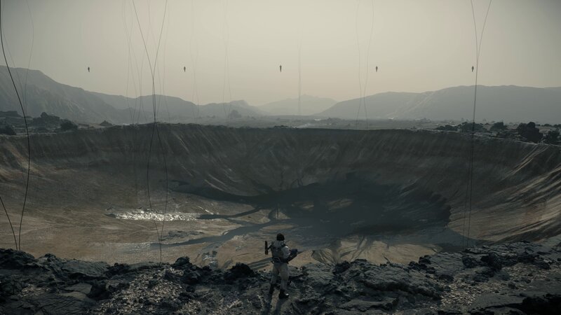 Astronaut on Alien Planet — Gray, Desolate, 3d Render