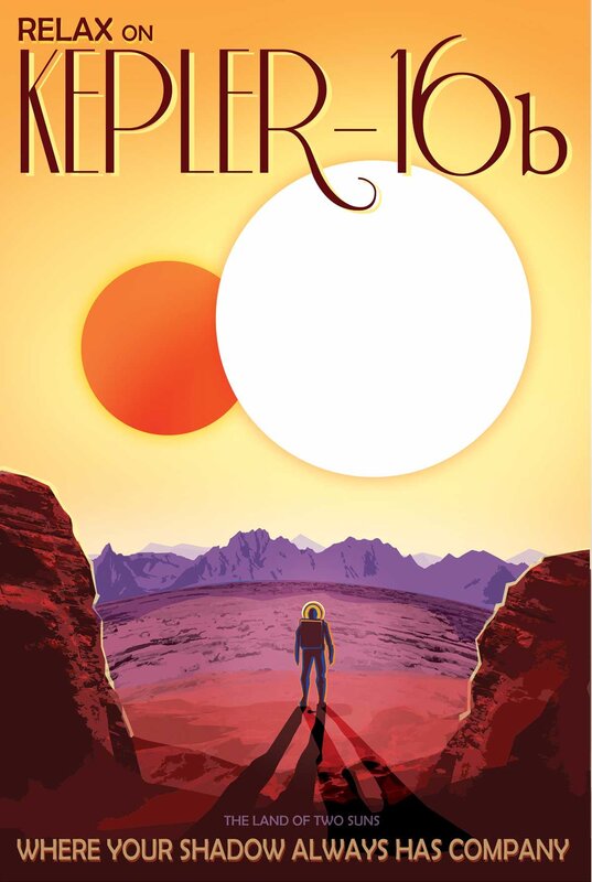 Astronaut on Alien Planet — Yellow