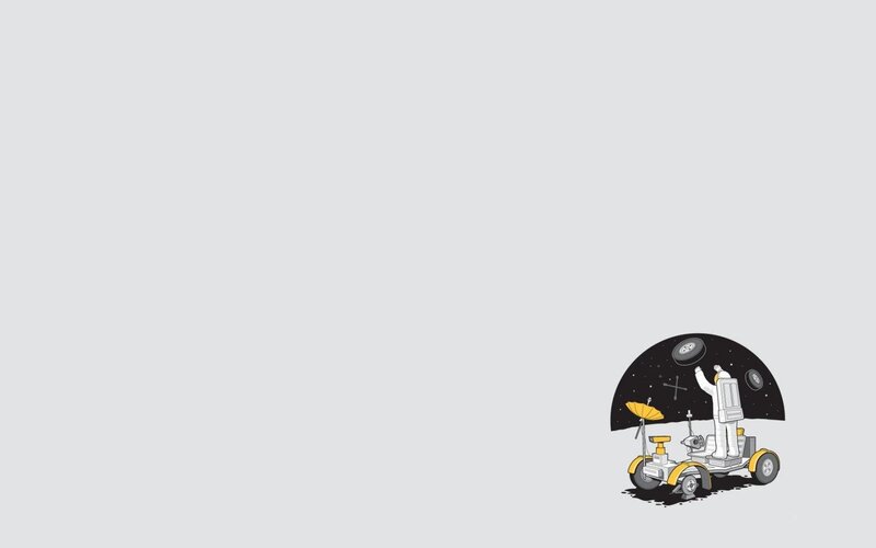 astronaut on lunar rover